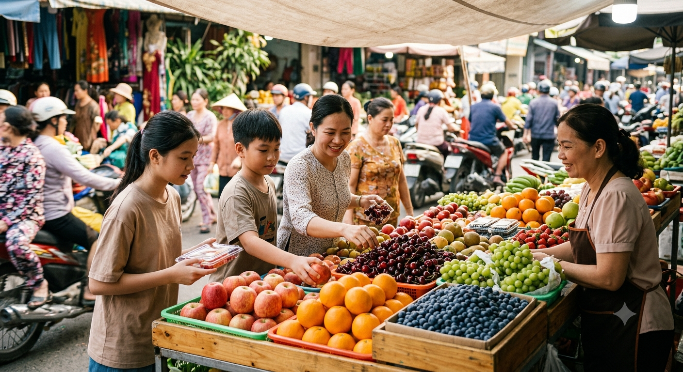 Sự phát triển của thị trường trái cây ngoại và nhu cầu tại Biên Hòa